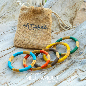 MeuAmourBrasil - Bracelets Bahia En Or Végétal